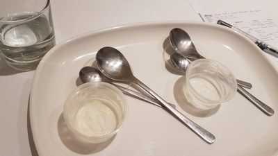 Yoghurt tasting (after)